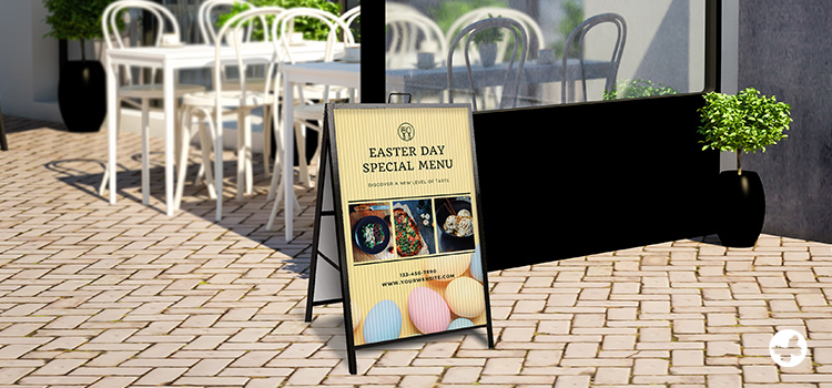 Easter Signs for Restaurants