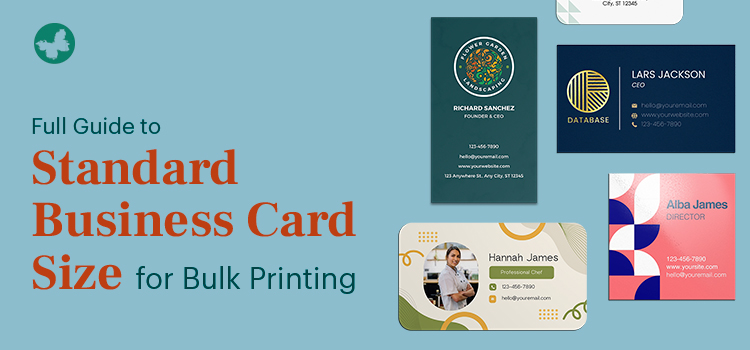 Standard Business Card Sizes & Dimensions